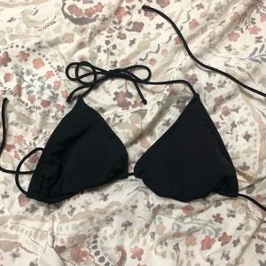 Black OP triangle bathing suit top